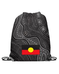 Aboriginal Flag Drawstring Backpacks