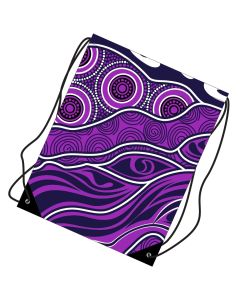 Custom NAIDOC Drawstring Backpacks