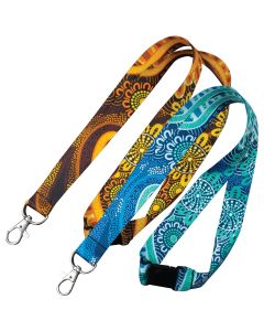 Dye Sublimated Lanyard "Healing Journey"