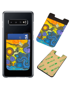 Lycra Sticky Phone Wallet "Animals of Australia"