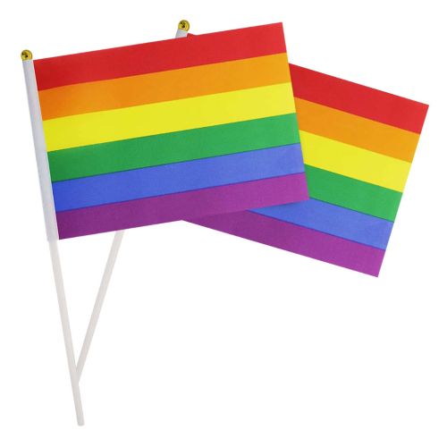 LGBT Pride Hand Flags. Same Day Shipping, Order Now