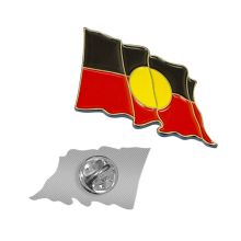 Aboriginal Waving Flag Lapel Pin