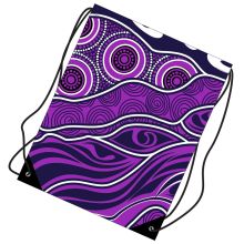 Custom NAIDOC Drawstring Backpacks