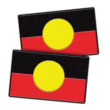 Aboriginal Flag Patches