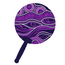 Custom NAIDOC Hand Fans