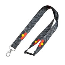 Indigenous Flag Dot Design Lanyards