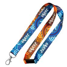 Indigenous Design Lanyards "Dividing Ranges"