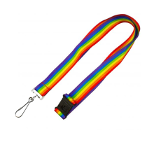 20mm Rainbow Stock Lanyards