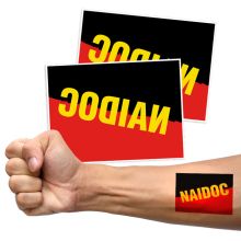 NAIDOC Temp Tattoos Aboriginal Colours