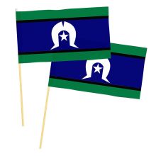 Torres Strait (TSI) Flag Wavers / Hand Flags